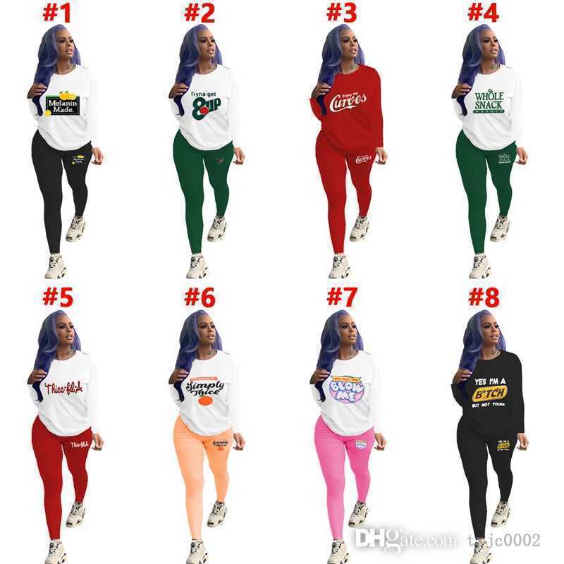 Designer Women Two Piece Pants Jogger Set Spring Autumn Tracksuits Casual Long Sleeve Printed T-shirt Leggings Outfits, Light orange-6
Designer Women Two Piece Pants Jogger Set Spring Autumn Tracksuits Casual Long Sleeve Printed T-shirt Leggings Outfits, Light orange-6