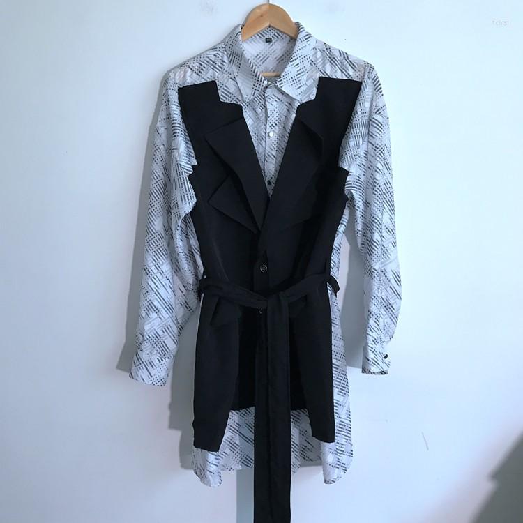 Men's Casual Shirts Bn1849 Fashion Men's 2022 Runway Luxury European Design Party Style Clothing, Black
Men's Casual Shirts Bn1849 Fashion Men's 2022 Runway Luxury European Design Party Style Clothing, Black