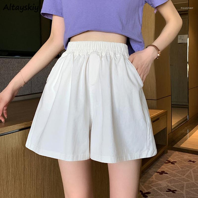 Women' Shorts Women Elastic Waist Students Summer Basic Solid Loose Casual Outerwear Collection All-match Feminine Mujer Bottoms, Black2
Women' Shorts Women Elastic Waist Students Summer Basic Solid Loose Casual Outerwear Collection All-match Feminine Mujer Bottoms, Black2