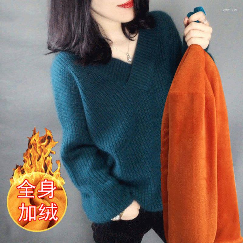 Women's Sweaters Woman Chandails Autumn Winter Women's Clothes Sweater Pullover Women Loose V-neck, Black
Women's Sweaters Woman Chandails Autumn Winter Women's Clothes Sweater Pullover Women Loose V-neck, Black