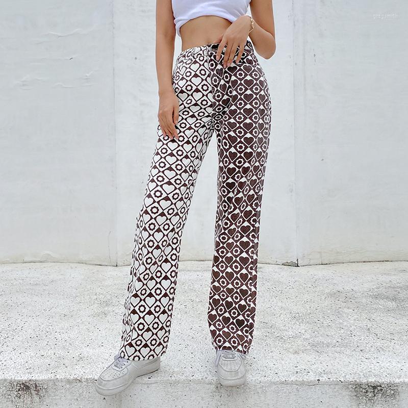 Women's Pants Doury Women Vintage Heart And Plaid Printed Pattern Zip-up High Waist Trousers 90s Aesthetics Straight-leg Capris, Auburn
Women's Pants Doury Women Vintage Heart And Plaid Printed Pattern Zip-up High Waist Trousers 90s Aesthetics Straight-leg Capris, Auburn