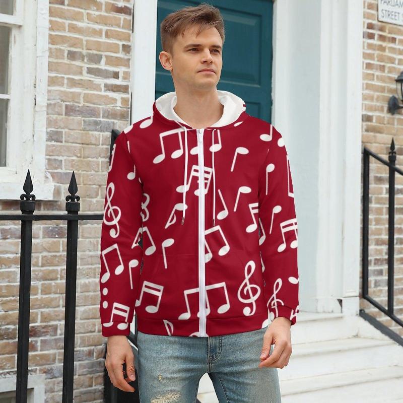 Men' Hoodies White Music Notes Hoodie Musician For Man Warm Zip Up Oversize, Style-9
Men' Hoodies White Music Notes Hoodie Musician For Man Warm Zip Up Oversize, Style-9