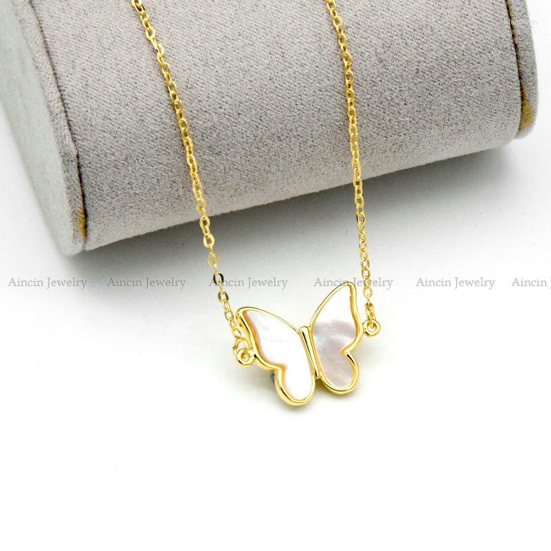 Pendant Necklaces Arrival Flying Butterfly Gold Plating White Shell Summer Chain Necklace Lovely Women Gift Jewelry 10pcs
Pendant Necklaces Arrival Flying Butterfly Gold Plating White Shell Summer Chain Necklace Lovely Women Gift Jewelry 10pcs