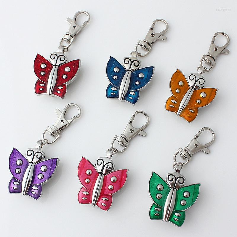 Pocket Watches Crystal Butterfly Fashion Girl Pendant Keyring Watch Key Ring Chain With Gift Bag GL08K Clip, Blue
Pocket Watches Crystal Butterfly Fashion Girl Pendant Keyring Watch Key Ring Chain With Gift Bag GL08K Clip, Blue