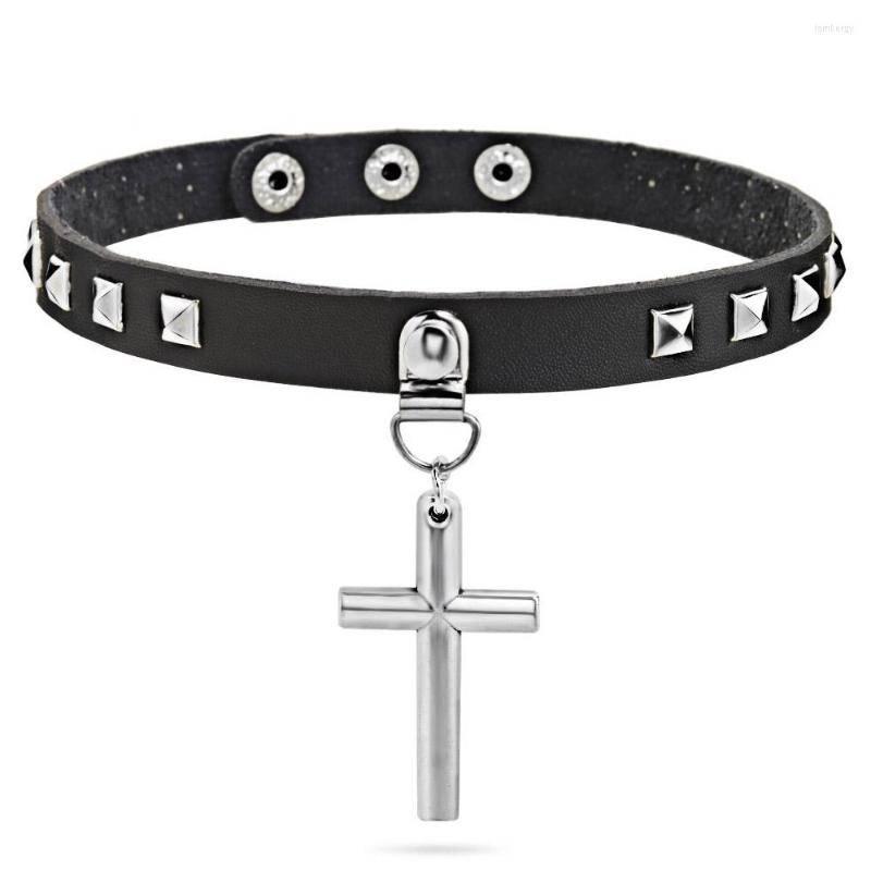 Choker Exquisite Punk Cross Pendant Necklaces Statement Gothic PU Leather For Women Man Handmade Neckrock Jewelry DX629
Choker Exquisite Punk Cross Pendant Necklaces Statement Gothic PU Leather For Women Man Handmade Neckrock Jewelry DX629