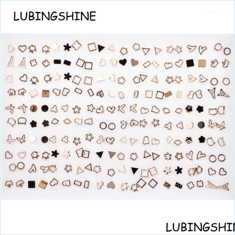 Stud Stud 100 Pairs/Lot Women Acrylic Gold Sier Color Mix Small Earrings Sets Girl Child Heart Earring Jewelry Gift Random Style1 Dr Dhcqo
Stud Stud 100 Pairs/Lot Women Acrylic Gold Sier Color Mix Small Earrings Sets Girl Child Heart Earring Jewelry Gift Random Style1 Dr Dhcqo