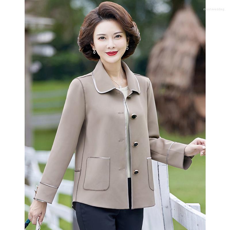 Women's Trench Coats Jackets For Women 2022 Mother Autumn Short Windbreaker Female Fashion Middle-aged Women's Spring Jacket Woman Tops, Blue
Women's Trench Coats Jackets For Women 2022 Mother Autumn Short Windbreaker Female Fashion Middle-aged Women's Spring Jacket Woman Tops, Blue