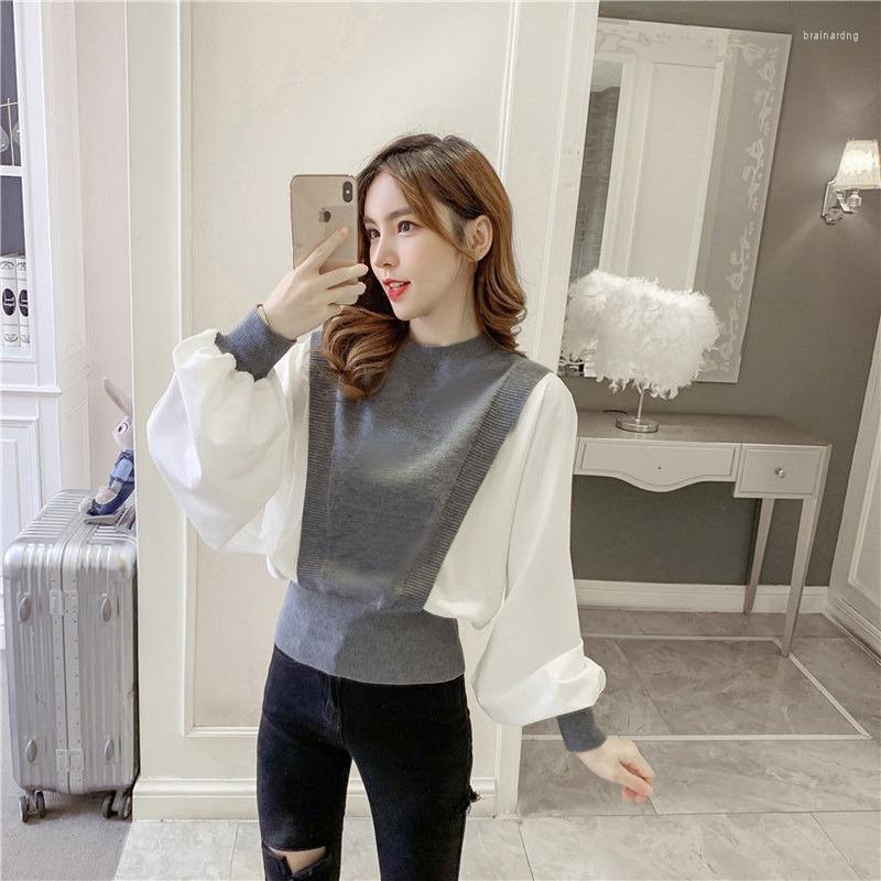 Women's Sweaters Spring Autumn Fake 2 Pieces Pullover Sweater Women Casual O Neck Shirt Patchwork Long Sleeve Knitted Jumper Lady Clothing, Black
Women's Sweaters Spring Autumn Fake 2 Pieces Pullover Sweater Women Casual O Neck Shirt Patchwork Long Sleeve Knitted Jumper Lady Clothing, Black