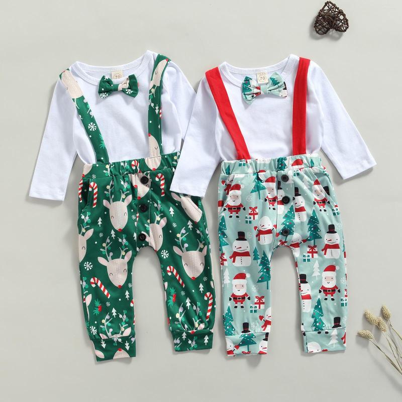 Clothing Sets Baby Boys Christmas Outfit Gentleman Bow Tie Romper Top Santa Claus Deer Overall Bib Pants Wedding Tuxedo Outfits
Clothing Sets Baby Boys Christmas Outfit Gentleman Bow Tie Romper Top Santa Claus Deer Overall Bib Pants Wedding Tuxedo Outfits
