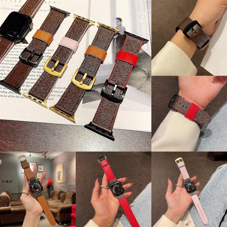 Fashion Genuine Leather Watch Bands For Apple Watch Strap 38mm 40mm 41mm 42MM 44mm 45MM iWatch 3 4 5 SE 6 7 Series Band Designer Flower304d
Fashion Genuine Leather Watch Bands For Apple Watch Strap 38mm 40mm 41mm 42MM 44mm 45MM iWatch 3 4 5 SE 6 7 Series Band Designer Flower304d