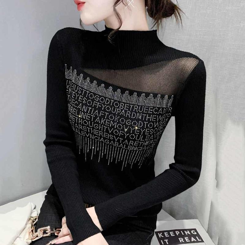 Women's Sweaters Splicing Knit Sweater 2022 Fall Winter Fashion Unlined Slim Sexy Long-Sleeved Cultivate Bright Women Clothing, Black
Women's Sweaters Splicing Knit Sweater 2022 Fall Winter Fashion Unlined Slim Sexy Long-Sleeved Cultivate Bright Women Clothing, Black