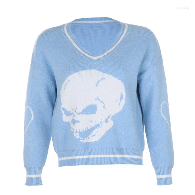 Women' Sweaters Women Knit Jumper Top College Style Long Sleeve Skull Print Oversized Sweater N2UE, Black
Women' Sweaters Women Knit Jumper Top College Style Long Sleeve Skull Print Oversized Sweater N2UE, Black