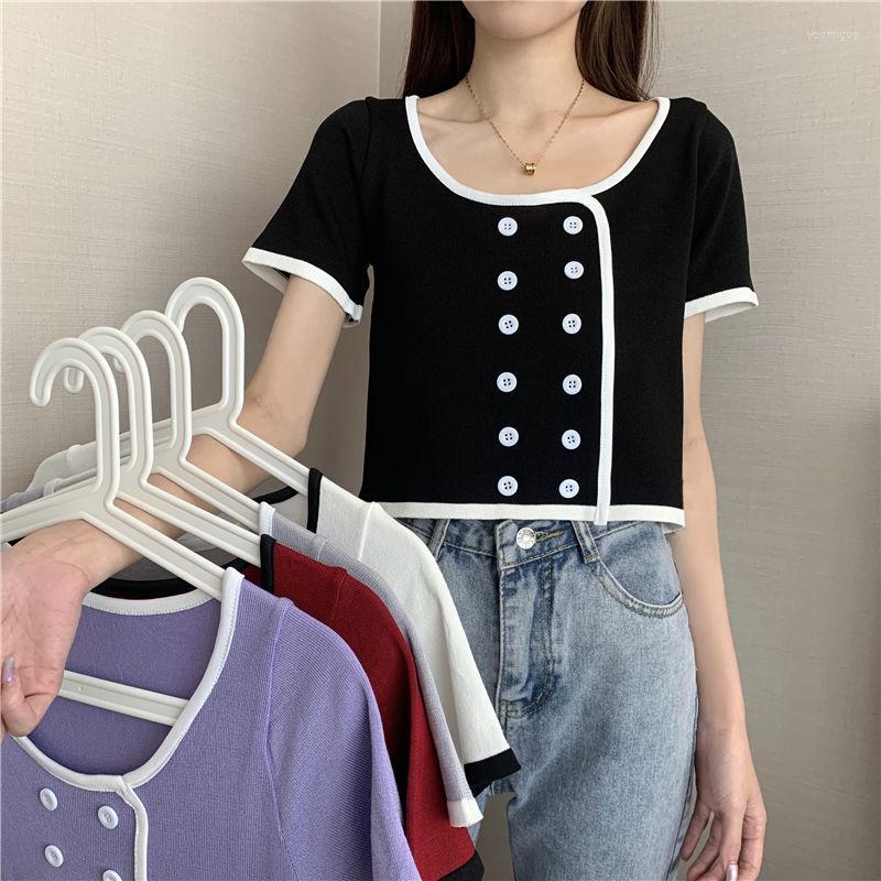 Women's T Shirts Woman TShirts Women's Round Neck Two-Pullover Sweater Summer Top Crop Mujer Camisetas, Black
Women's T Shirts Woman TShirts Women's Round Neck Two-Pullover Sweater Summer Top Crop Mujer Camisetas, Black