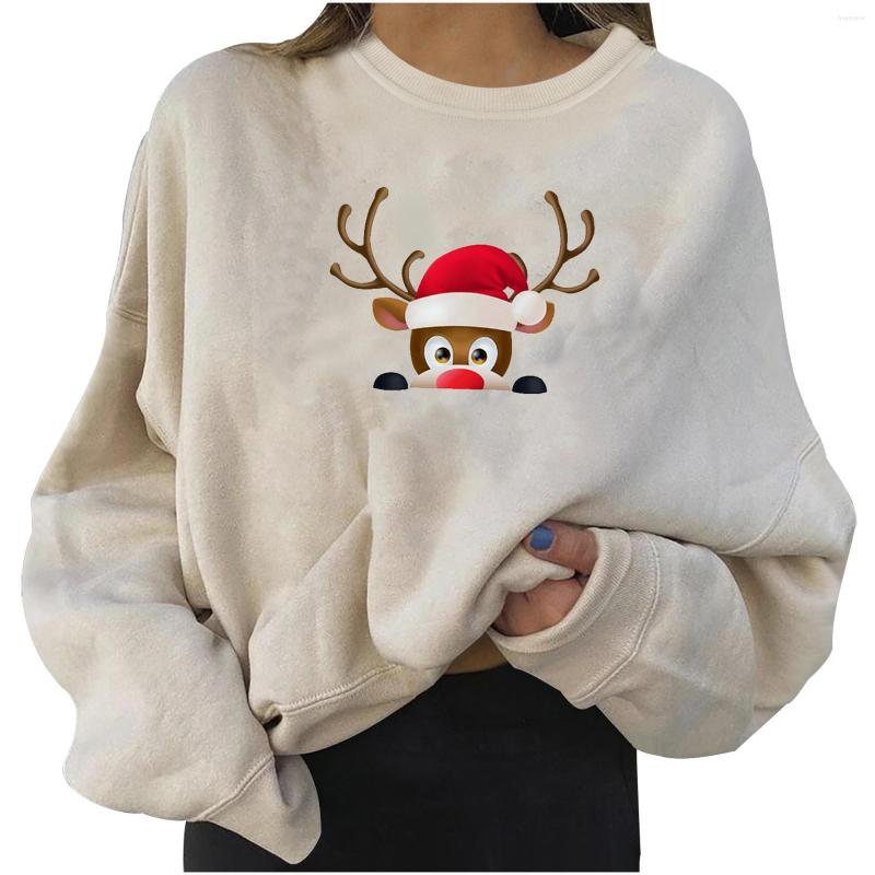 Women' Hoodies Women Christmas Graphic Sweatshirt Casual Round Neck Pullover Loose Shirt Lightweight Tops, Beige
Women' Hoodies Women Christmas Graphic Sweatshirt Casual Round Neck Pullover Loose Shirt Lightweight Tops, Beige