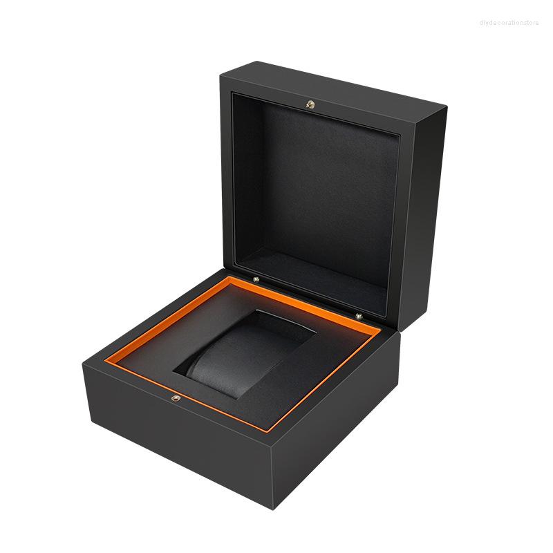 Watch Boxes Exquisite Packaging Box Storage Black Wooden Gift Display LOGO Customization
Watch Boxes Exquisite Packaging Box Storage Black Wooden Gift Display LOGO Customization