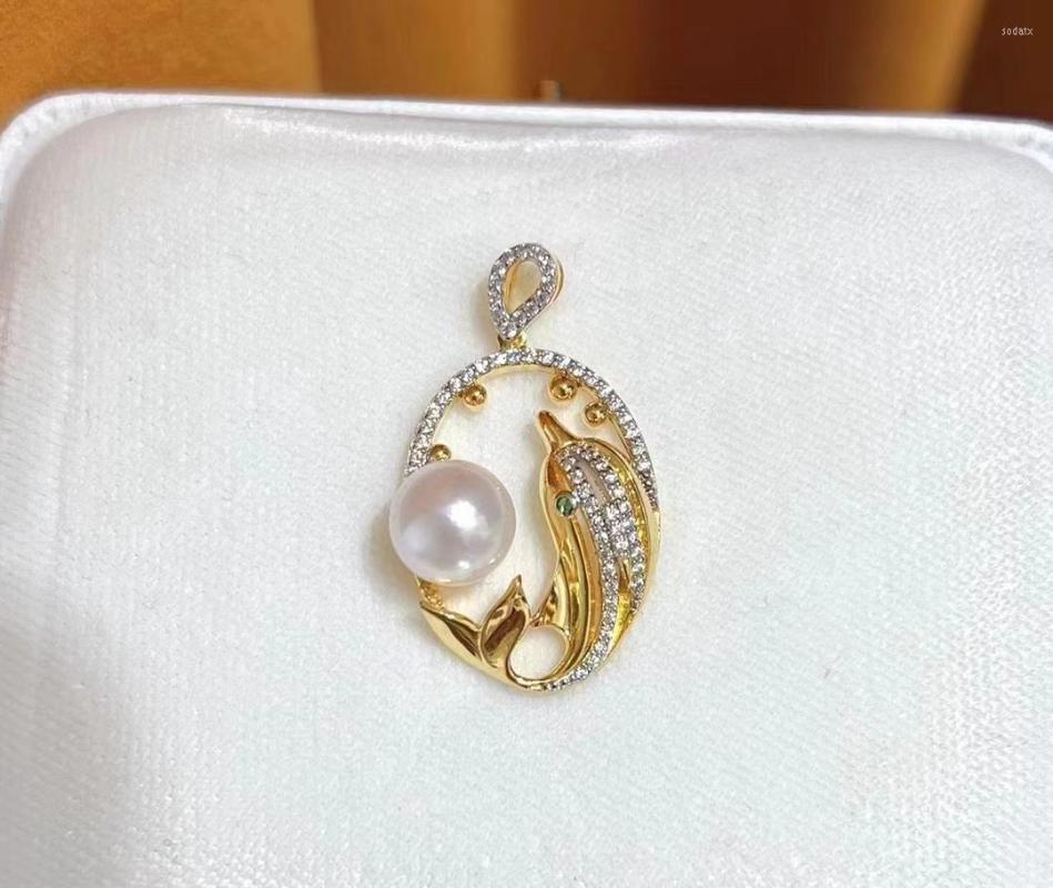 Pendant Necklaces Dolphin Design Pearl Charm Chain Natural Freshwater Necklace Lady Gifts
Pendant Necklaces Dolphin Design Pearl Charm Chain Natural Freshwater Necklace Lady Gifts