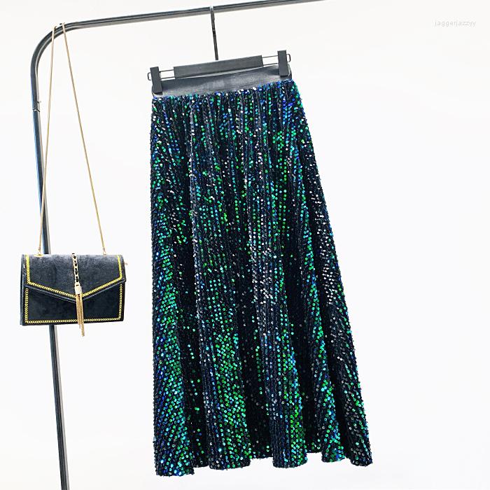 Skirts Long Sequin Skirt Women 2022 Autumn And Winter European High Waistline Sparkling Sequined Jupe Femme Saia Midi, Black
Skirts Long Sequin Skirt Women 2022 Autumn And Winter European High Waistline Sparkling Sequined Jupe Femme Saia Midi, Black