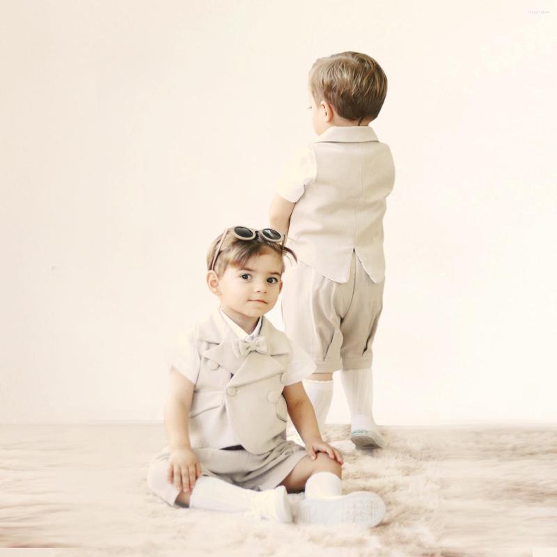 Clothing Sets High Quality Baby Boys Christening Suit Outfits Born Vest Short Clothes Baptism Birthday Party Set Gift, Khaki
Clothing Sets High Quality Baby Boys Christening Suit Outfits Born Vest Short Clothes Baptism Birthday Party Set Gift, Khaki