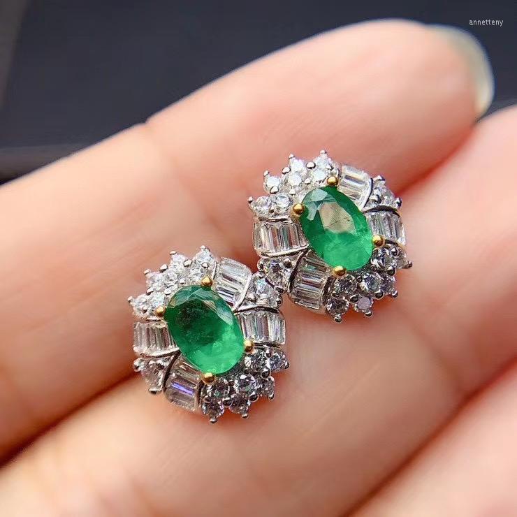 Stud Earrings The Gift For Your Loved Girl Emerald Earring Natural And Real 925 Sterling Silver
Stud Earrings The Gift For Your Loved Girl Emerald Earring Natural And Real 925 Sterling Silver