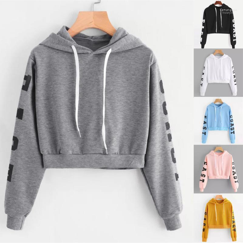Women's Hoodies Womens Autumn Long Sleeve Short Tops Hoodie Sweatshirt Fashion Letters Hooded Pullover Drawstring Casual Warm Streetshirt, As shown
Women's Hoodies Womens Autumn Long Sleeve Short Tops Hoodie Sweatshirt Fashion Letters Hooded Pullover Drawstring Casual Warm Streetshirt, As shown