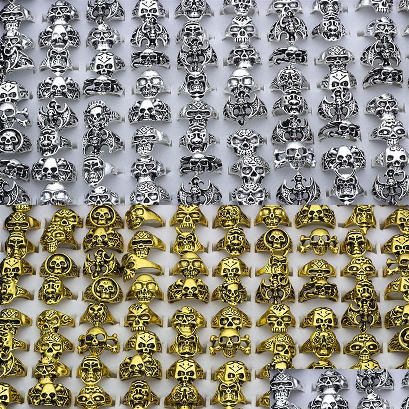 Band Rings Top 50Pcs Retro Skl Skeleton Gothic Alloy Rings Whole Punk Style For Mens3225 Drop Delivery 2022 Jewelry Ring Dhovg
Band Rings Top 50Pcs Retro Skl Skeleton Gothic Alloy Rings Whole Punk Style For Mens3225 Drop Delivery 2022 Jewelry Ring Dhovg