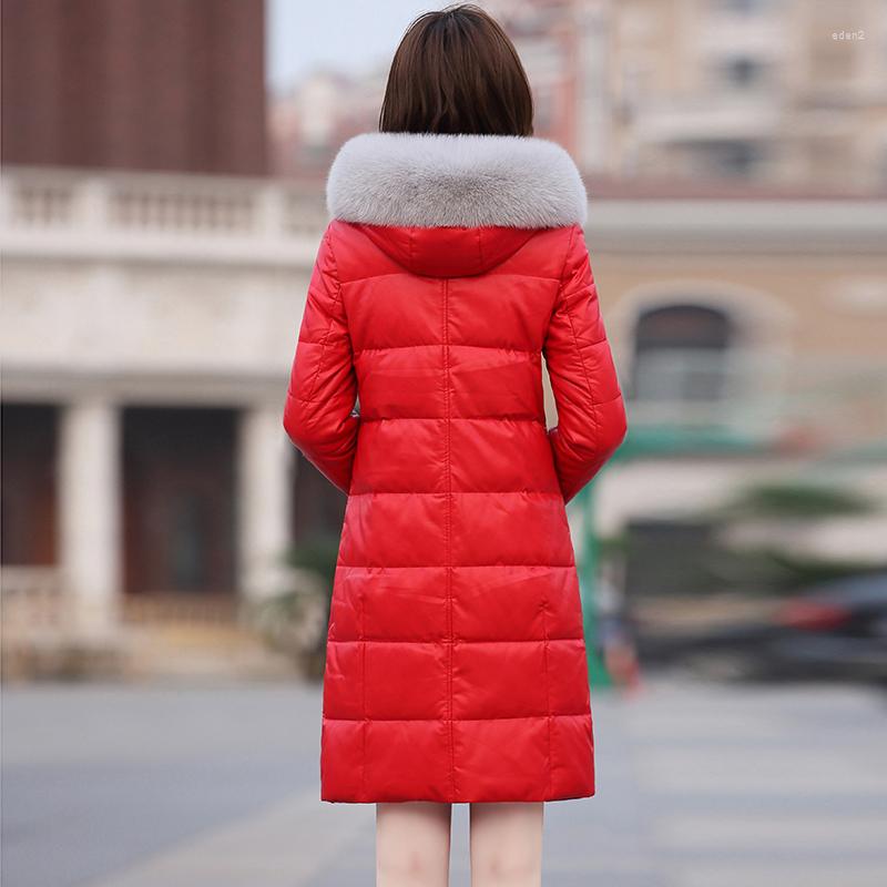 Women's Leather Sheepskin Real Coat Female Collar Down Jackets Winter Jacket Women Genuine Chaqueta Mujer, Black
Women's Leather Sheepskin Real Coat Female Collar Down Jackets Winter Jacket Women Genuine Chaqueta Mujer, Black