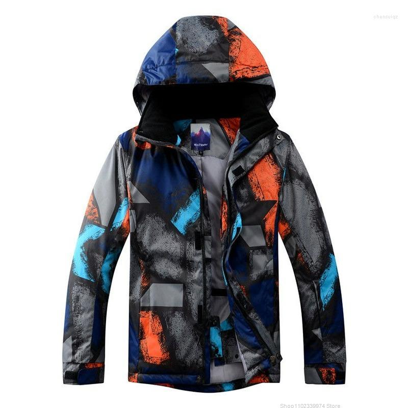 

Skiing Jackets Outdoor Windjack Mannen Waterdicht Winddicht Ademend Ski Snowboard Wear Wandelen Moutaining Sport Kleding, Orange