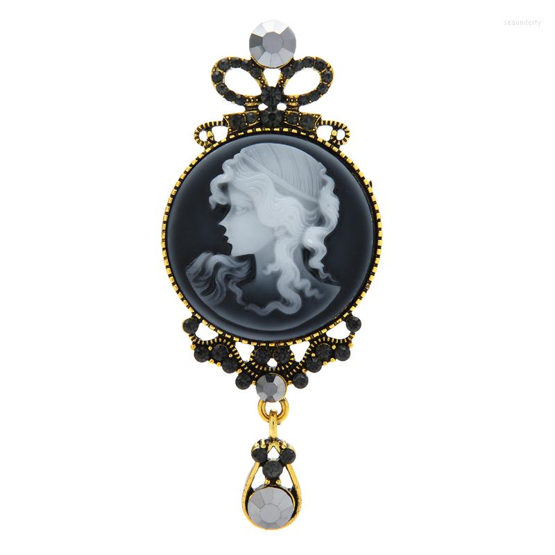 Brooches Wuli&baby Vintage Lady Head Badge For Women Rhinestone Classic Beauty Girl Figure Party Office Brooch Pin Jewelry Gift
Brooches Wuli&baby Vintage Lady Head Badge For Women Rhinestone Classic Beauty Girl Figure Party Office Brooch Pin Jewelry Gift
