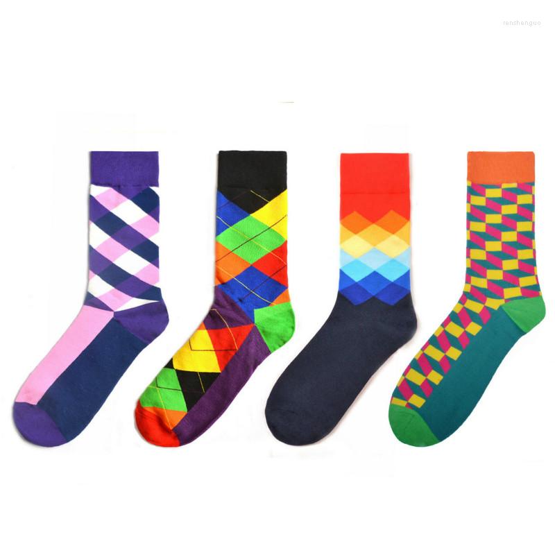 Men's Socks Cotton For Geometric Gift Harajuku Colorful Skate Happy Men's Funny Striped Christmas Plaid, 115 14
Men's Socks Cotton For Geometric Gift Harajuku Colorful Skate Happy Men's Funny Striped Christmas Plaid, 115 14
