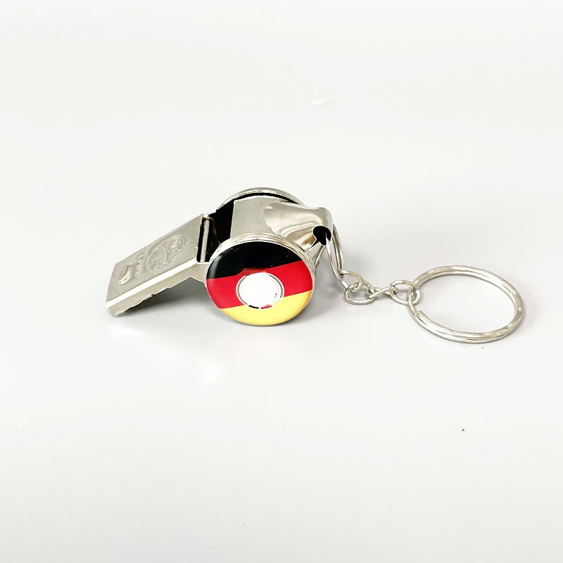 Keychains Soccer Football Fan Supplies Iron Whistle Referee Whistles Commemoration