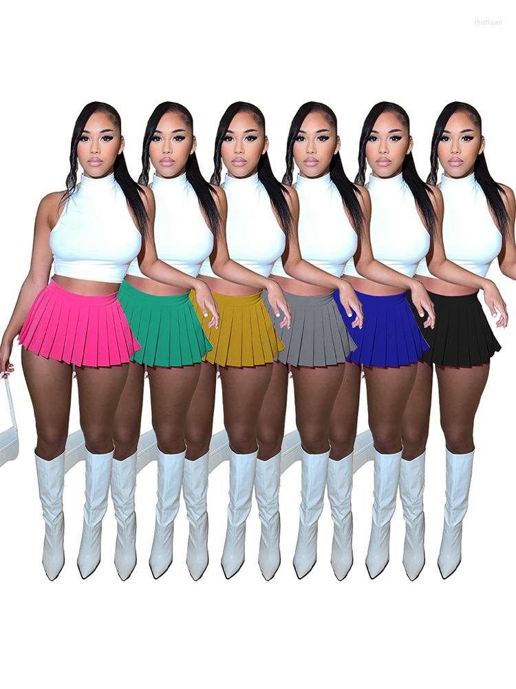 Work Dresses Sunny Y.j. Summer 2022 Women Fashion Sexy Solid Color Turtleneck Sleeveless T-Shirt Pleated Short Skirt Two Piece Set, Black
Work Dresses Sunny Y.j. Summer 2022 Women Fashion Sexy Solid Color Turtleneck Sleeveless T-Shirt Pleated Short Skirt Two Piece Set, Black
