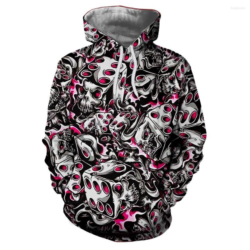Men's Hoodies 2022 3D Printing Hip Hop Hoodie Men Women Loose Pullover Gothic Sweatshirt