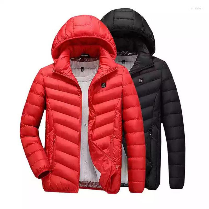 Men's Down Winter Couple Parkas Solid Color Warm Hooded Parka Jacket USB Charging Smart Heating Men Outdoor Cotton Pad Clothe, Blue
Men's Down Winter Couple Parkas Solid Color Warm Hooded Parka Jacket USB Charging Smart Heating Men Outdoor Cotton Pad Clothe, Blue