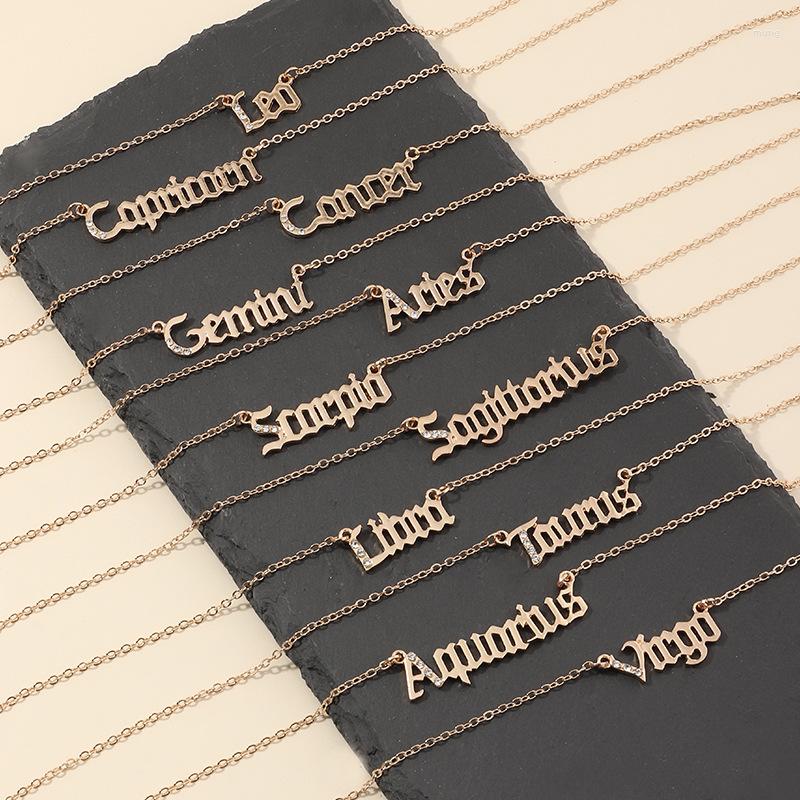 Choker Fashion Set Auger Letter Pendant Necklace Women Twelve Constellations Aesthetic Collarbone Chain Jewelry Initial Charm
Choker Fashion Set Auger Letter Pendant Necklace Women Twelve Constellations Aesthetic Collarbone Chain Jewelry Initial Charm