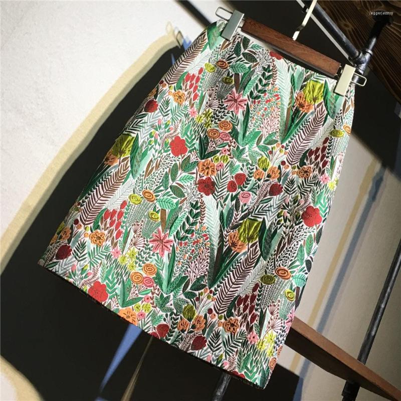 Skirts Floral Skirt Women' Summer Midi Length Tube Hong Kong Style Lady 2022 High Waist A-line Mujer, Picture shown
Skirts Floral Skirt Women' Summer Midi Length Tube Hong Kong Style Lady 2022 High Waist A-line Mujer, Picture shown