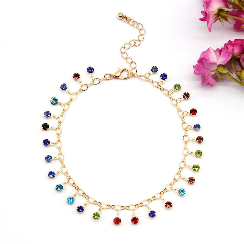 Anklets Doreen Box Fashion Anklet Micro Pave Multicolor Rhinestone On Foot Ankle Bracelets For Women Leg Jewelry Gift 21cm Long 1 PC
Anklets Doreen Box Fashion Anklet Micro Pave Multicolor Rhinestone On Foot Ankle Bracelets For Women Leg Jewelry Gift 21cm Long 1 PC