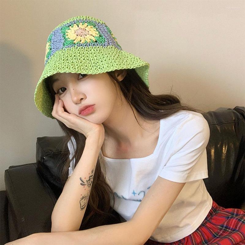Berets Elegant Rochet Hats Women's Summer Hat Bucket Beach Cap Female Golf Straw Sun Women Panama Visor, Beige
Berets Elegant Rochet Hats Women's Summer Hat Bucket Beach Cap Female Golf Straw Sun Women Panama Visor, Beige