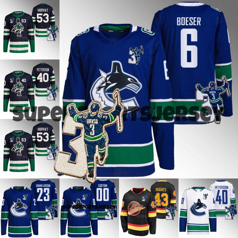 "Vancouver" Canucks 3 Kevin Bieska patch Hockey Jerseys Diwali Vancouver J.T. Miller Elias Pettersson Quinn Hughes Conor Garland Bo Horvat Brock Boeser 4, White
"Vancouver" Canucks 3 Kevin Bieska patch Hockey Jerseys Diwali Vancouver J.T. Miller Elias Pettersson Quinn Hughes Conor Garland Bo Horvat Brock Boeser 4, White
