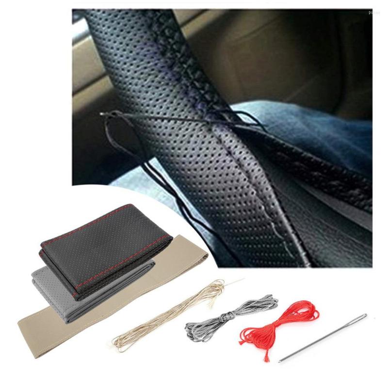 Steering Wheel Covers Car Braid Cover Needles And Thread Artificial Leather Suite 4 Color DIY Texture Soft Auto Accessories
Steering Wheel Covers Car Braid Cover Needles And Thread Artificial Leather Suite 4 Color DIY Texture Soft Auto Accessories