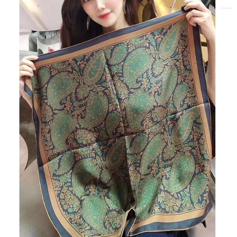 Scarves Paisley Print Silk Neckerchief Bandana Scarf Women Fashion Luxury Wraps 65 65cm
Scarves Paisley Print Silk Neckerchief Bandana Scarf Women Fashion Luxury Wraps 65 65cm