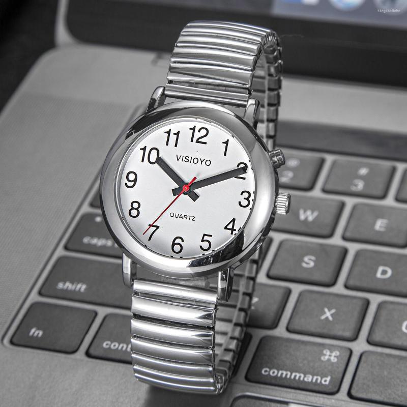 Wristwatches English Talking Watch With Alarm Speaking Date And Time White Dial TESW-26, Tesw-2603
Wristwatches English Talking Watch With Alarm Speaking Date And Time White Dial TESW-26, Tesw-2603
