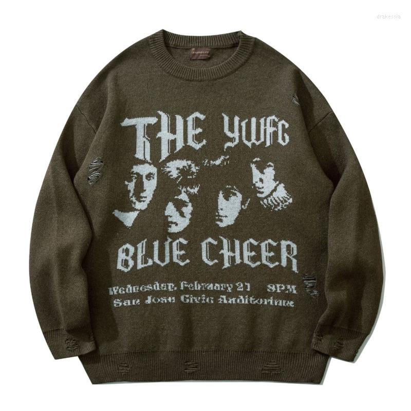 Men's Sweaters Hip Hop Sweater Men Streetwear Knitted Vintage Ripped Hole Jumper Y2K Autumn Harajuku Fashion Casual Pullover, Black
Men's Sweaters Hip Hop Sweater Men Streetwear Knitted Vintage Ripped Hole Jumper Y2K Autumn Harajuku Fashion Casual Pullover, Black