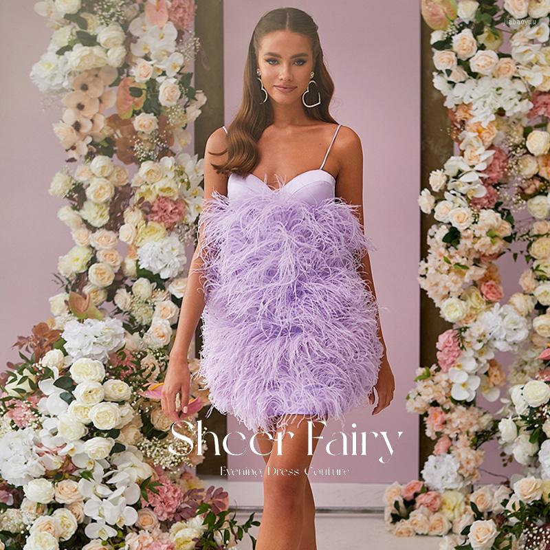 Party Dresses Lilac Ostrich Feather Prom 2022 Sexy Spaghetti Straps Luxury Short Mini Cocktail Dress Pink Birthday Gowns, Hot pink
Party Dresses Lilac Ostrich Feather Prom 2022 Sexy Spaghetti Straps Luxury Short Mini Cocktail Dress Pink Birthday Gowns, Hot pink