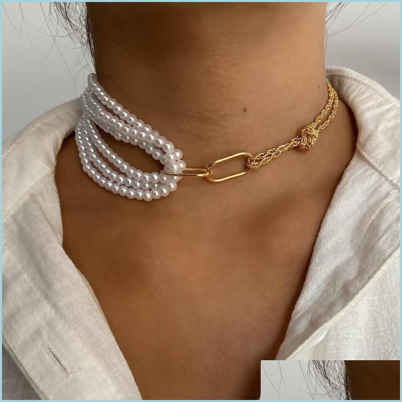 Chokers Punk Imitation Pearl Unique Chain Necklace For Women Wedding Steampunk 2021 Gothic Twisted Chunky Thick Choker Jewelry Choke Dhnmj
Chokers Punk Imitation Pearl Unique Chain Necklace For Women Wedding Steampunk 2021 Gothic Twisted Chunky Thick Choker Jewelry Choke Dhnmj