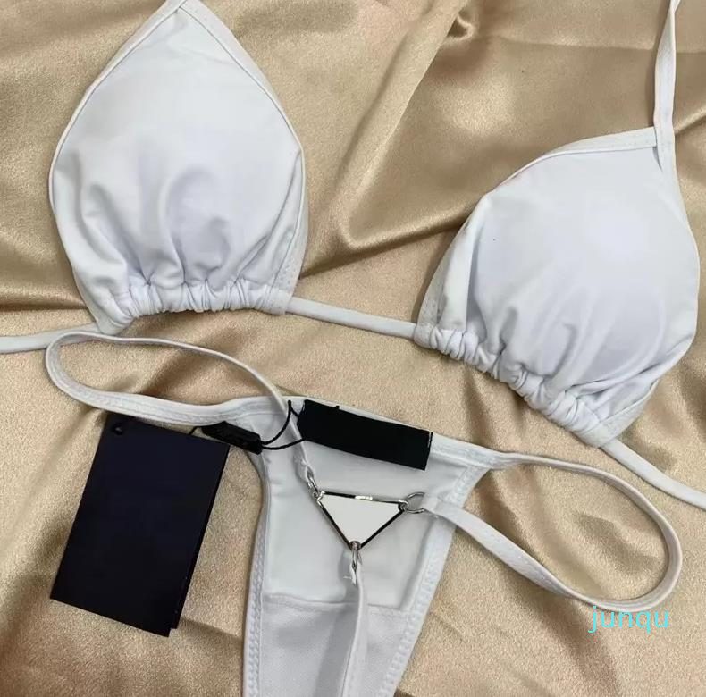 Sexy Triangle Thong Bikini Lady Underwear Home Textile Designer Women 2 Pieces Trendy Solid Color Bathing Suit
Sexy Triangle Thong Bikini Lady Underwear Home Textile Designer Women 2 Pieces Trendy Solid Color Bathing Suit