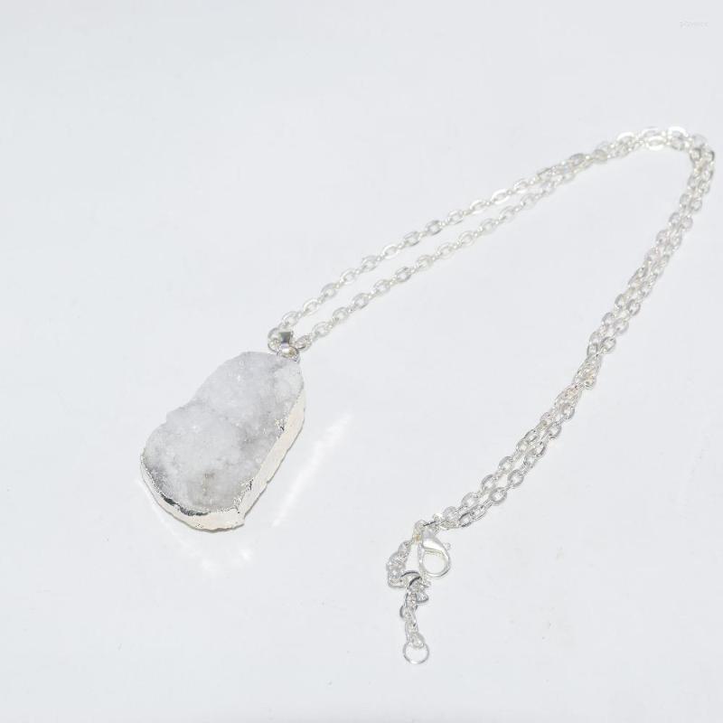 Pendant Necklaces Big Natural Raw Crystal Stone Geode Druzy Chain Necklace For Women 2022 Cluster Quartz Gem As Gifts
Pendant Necklaces Big Natural Raw Crystal Stone Geode Druzy Chain Necklace For Women 2022 Cluster Quartz Gem As Gifts