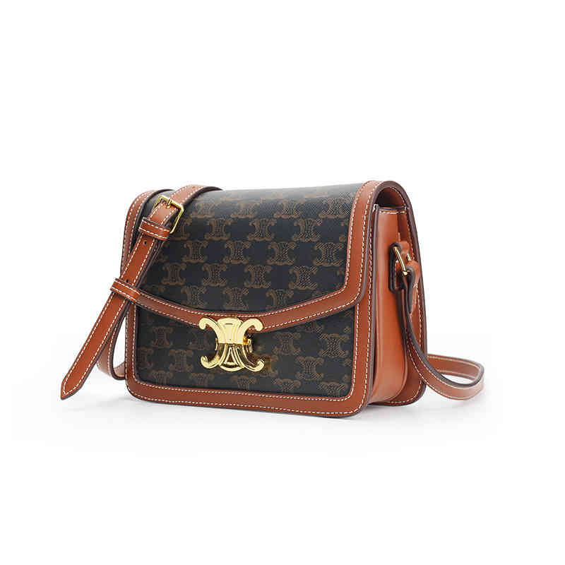 Lisa's same Triumphal Arch Tofu Bag Old Flower One Shoulder Oblique Cross Box Small Square Fashion Color Contrast Commuter, White 
Lisa's same Triumphal Arch Tofu Bag Old Flower One Shoulder Oblique Cross Box Small Square Fashion Color Contrast Commuter, White