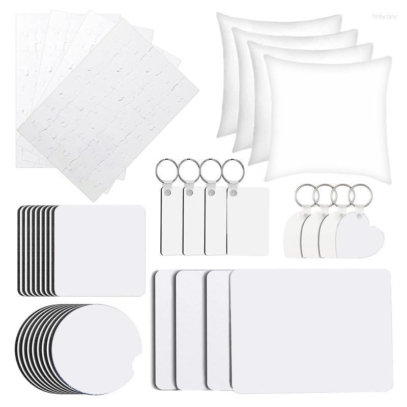 Keychains R3MC 40 Pcs Blank Sublimation Products Heat Transfer Keychain Car Mouse Pad Puzzle For DIY Crafts
Keychains R3MC 40 Pcs Blank Sublimation Products Heat Transfer Keychain Car Mouse Pad Puzzle For DIY Crafts