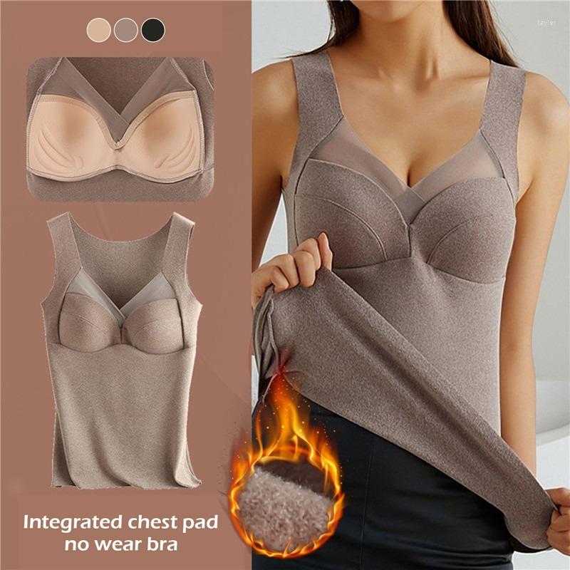 Camisoles & Tanks Thermal Underwear With Pad Plus Size Vest Thermo Lingerie Women Winter Clothing Warm Top Inner Wear Intimate, Black2
Camisoles & Tanks Thermal Underwear With Pad Plus Size Vest Thermo Lingerie Women Winter Clothing Warm Top Inner Wear Intimate, Black2