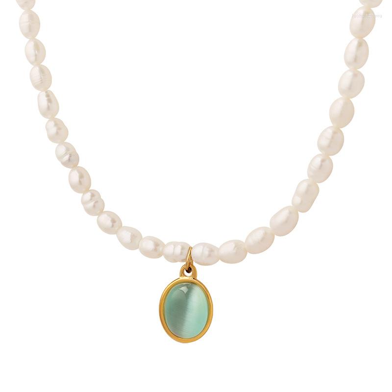 Pendant Necklaces Stainless Steel Parts Natural Freshwater Pearl Opal Simple Necklace Fashion Women Waterdrop Charm Collar Jewelry
Pendant Necklaces Stainless Steel Parts Natural Freshwater Pearl Opal Simple Necklace Fashion Women Waterdrop Charm Collar Jewelry